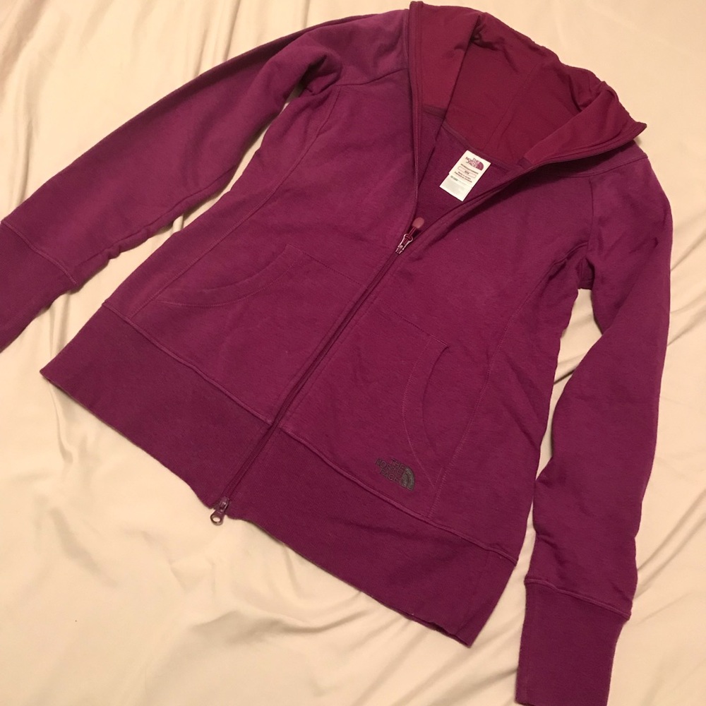 Purple North Face Sweater